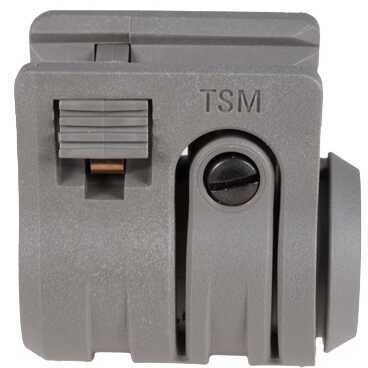 Mission First Tactical Torch Light/Laser Mount, Standard to 1"/.825"/.75" QD Grey Md: TSMGY