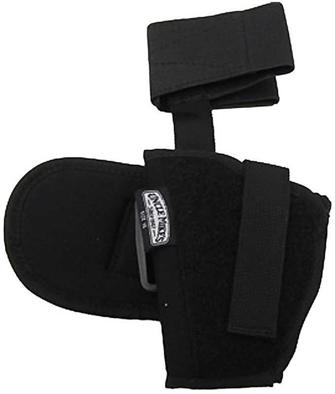 Uncle Mikes Kodra Ankle Holster, Black Size 16, Left Hand 88162