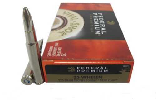 35 Whelen 20 Rounds Ammunition Federal Cartridge 225 Grain Ballistic Tip