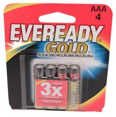 Energizer Eveready Gold AAA Batteries Per 4 A92BP-4