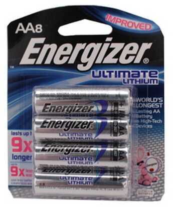 Energizer Ultimate Lithium Batteries AA (Per 8) L91BP-8