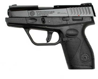 Taurus PT 740 Slim 40 S&W 3" Barrel Blued Polymer Grip Fixed Sights 6+1 Rounds Semi-Auto Pistol 1740031FS