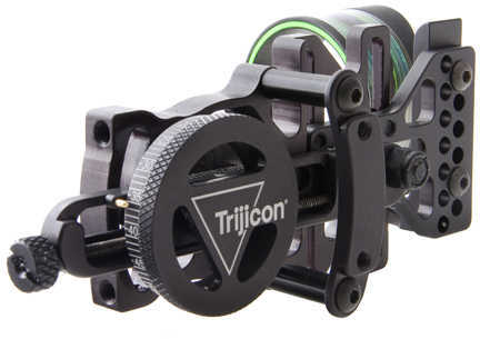 Trijicon AccuPin Bow Sight Green Reticle, Right Hand, Black BW50G-BL