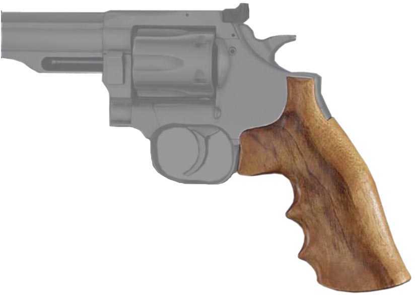 Hogue Wood Grip - Goncalo Alves Dan Wesson Small Frame 357 57200