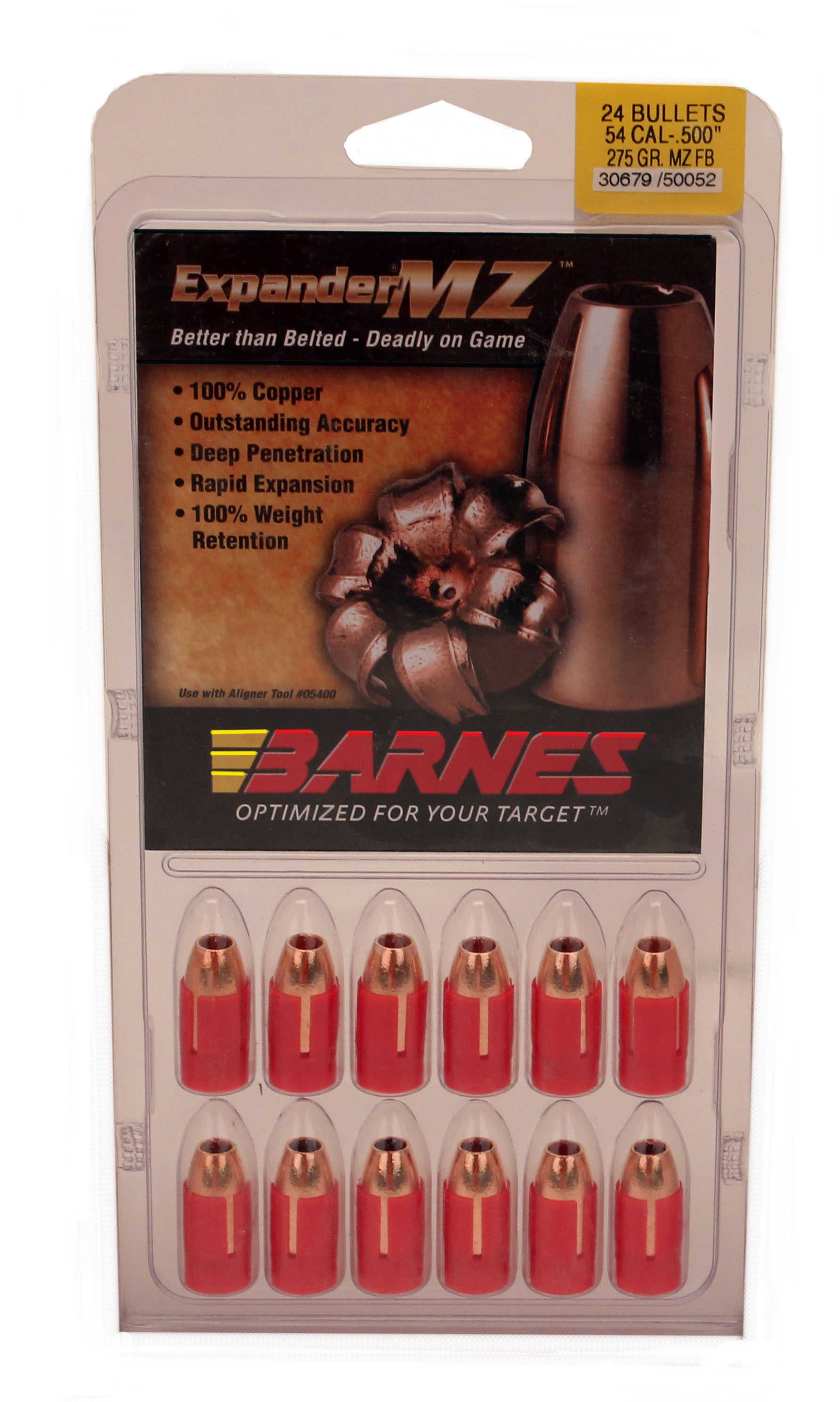 Barnes Bullets 54 Caliber Grain Expander Muzzleloader (Per 24) 50052