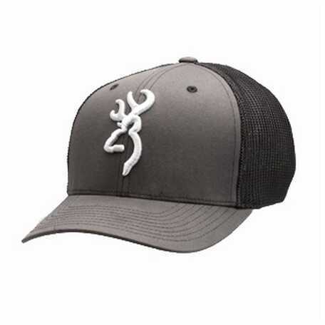 Browning Colstrip Flex Fit Cap Gray Small/Medium 308702892