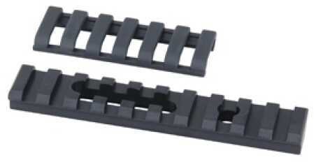 Ergo Aluminum UMP Rail 10 Slot w/ERGO Covers Hole/1 Black 4754