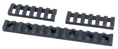 Ergo Grip Polymer Rail 6 Mounting Holes 14-slot with Hardware Black 4756-6