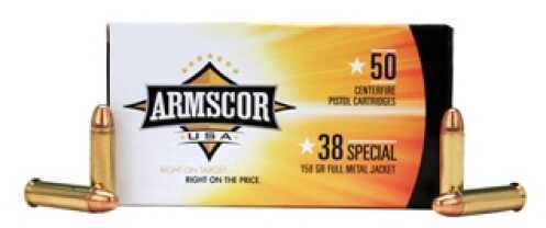 Armscor Precision Inc 38 Special 158 Grains FMJ (Per 50) 50061