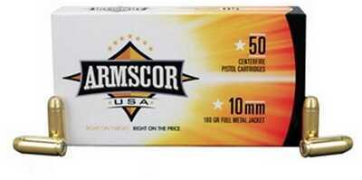 Armscor Precision Inc 10mm 180 Grains FMJ (Per 50) 50181