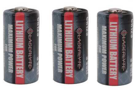 LaserLyte Batteries CR-123, 3 Pack: K-15, K-15T BAT-CR123