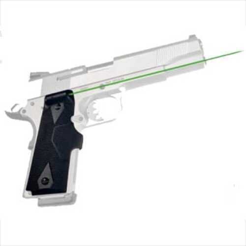 Crimson Trace Corporation Green LaserGrip 1911 Government/Commander Black Lg-401G