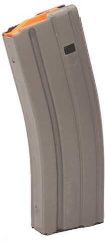 C Products Defense AR-15 Magazine .223 Aluminum Teflon, 30 Round (Per 100) Grey/Orange Follower 3023002178CPDC