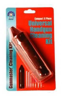 Gunmaster by DAC 8 Piece Compact Universal Pistol Cleaning Kit Aluminum Handle HGC362201AL