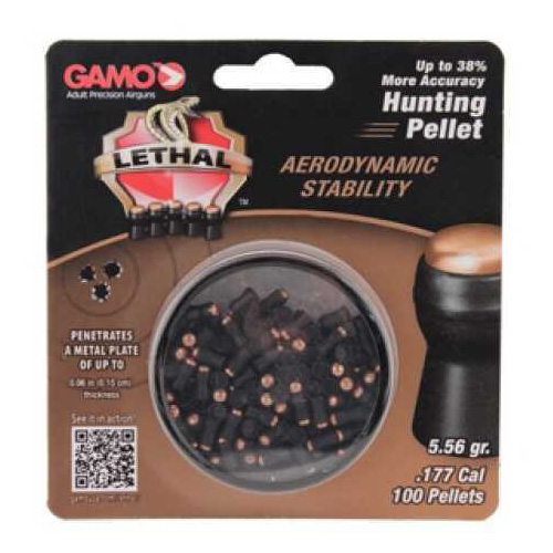 Gamo Lethal Pellets 177PEL Blister Card 100/Pack 632274054-img-0