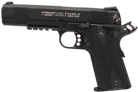 Click to see larger image. Walther Colt 1911 22 Long Rifle Semi Automatic Pistol Rail Gun Black 10 Round 517030810