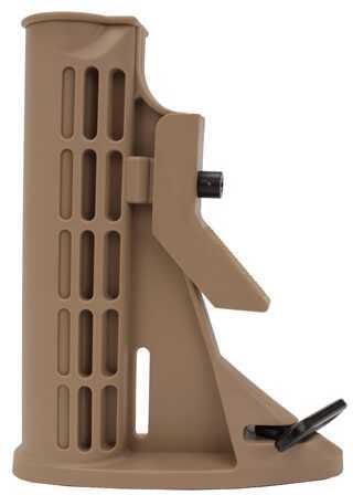 Global Military Gear AR15 6 Position Poly Stock Only Tan GM-6PPS-T