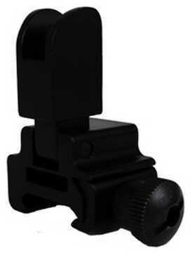 AR-15 Global Military Gear Flip Up Front Sight Picatinny Black GM-FFUS1