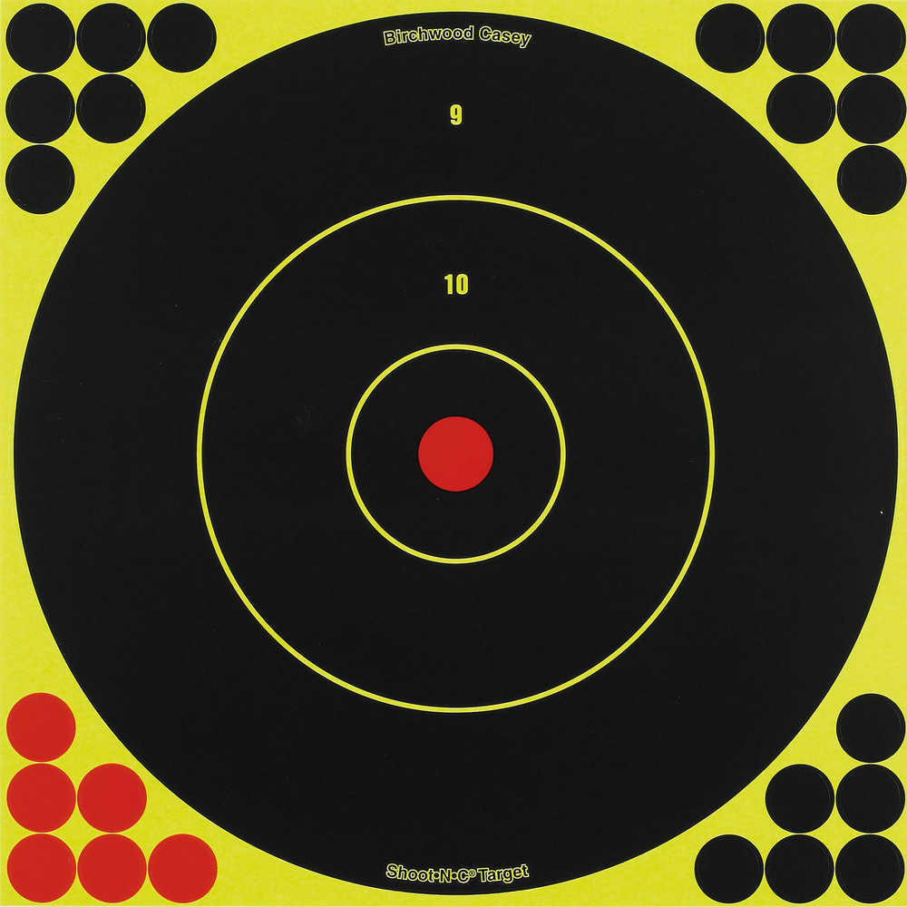 Birchwood Casey Shoot-N-C Targets: Bull's-Eye Per 100 34070