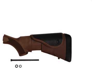 Click to see larger image. Advanced Technology Intl. ATI Akita Adjustable Stock with Neoprene/CR/SRS, Dark Earth Brown Mossberg A.1.30.1286