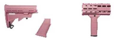 Tapco Intrafuse AR15 Stock Set Pink ZSTK09161PINK
