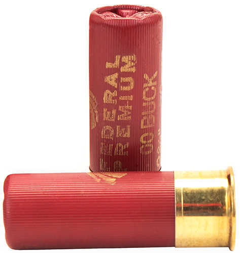 12 Gauge 5 Rounds Ammunition Federal Cartridge 2 3/4" 9 Pellets Lead #00 Buck
