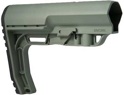 Click to see larger image. Mission First Tactical Battlelink Minimalist Stock MilSpec Foliage Green Md: BMSMILFG
