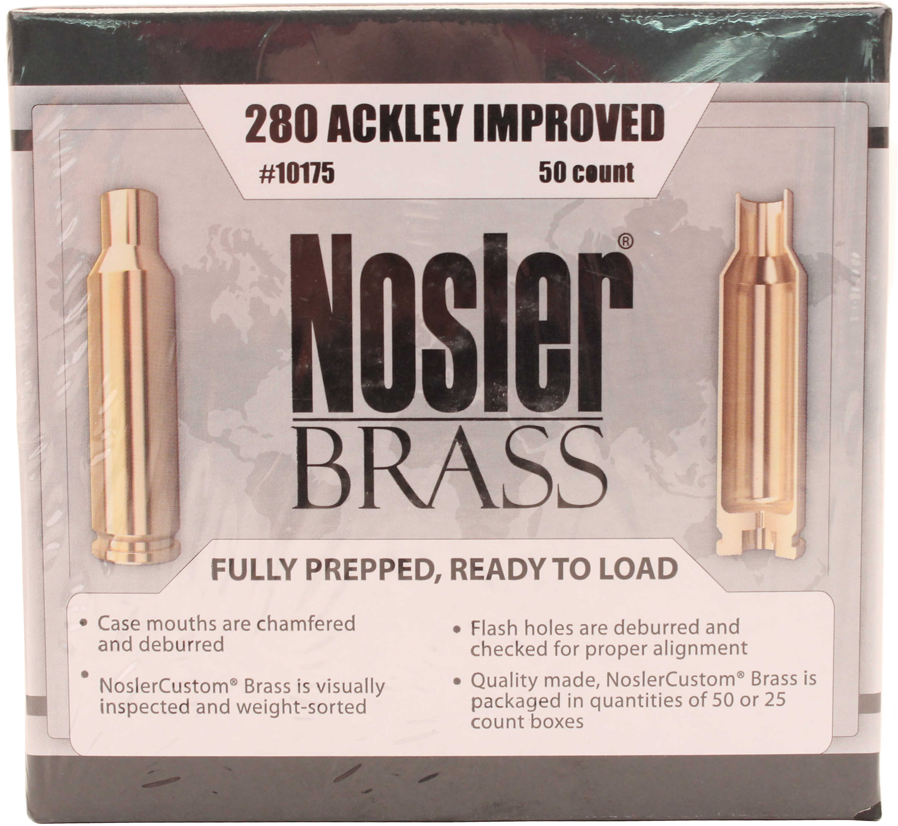 Nosler Brass 280 Ackley Improved (Per 50) 10175