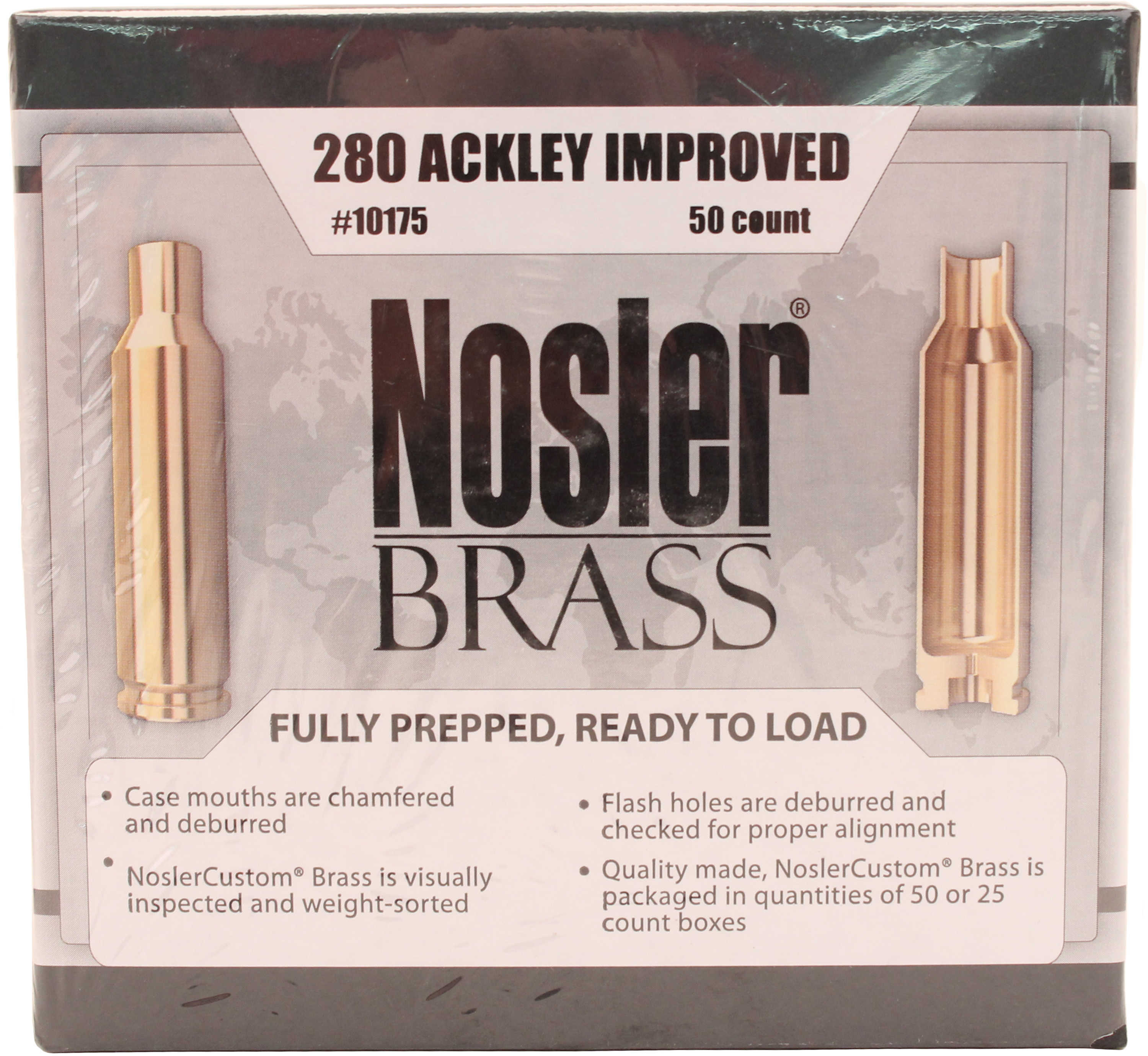 Nosler Brass 280 Ackley Improved (Per 50) 10175