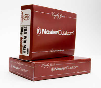 264 Winchester Magnum 20 Rounds Ammunition Nosler 130 Grain Ballistic Tip