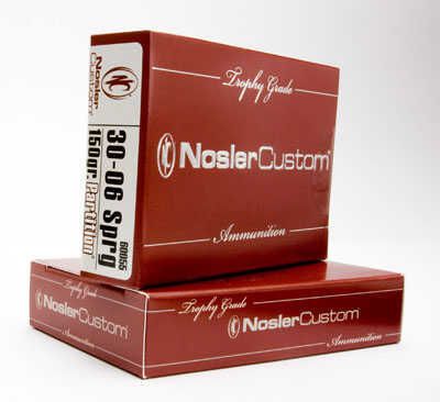 30-06 Springfield 20 Rounds Ammunition Nosler 150 Grain Soft Point