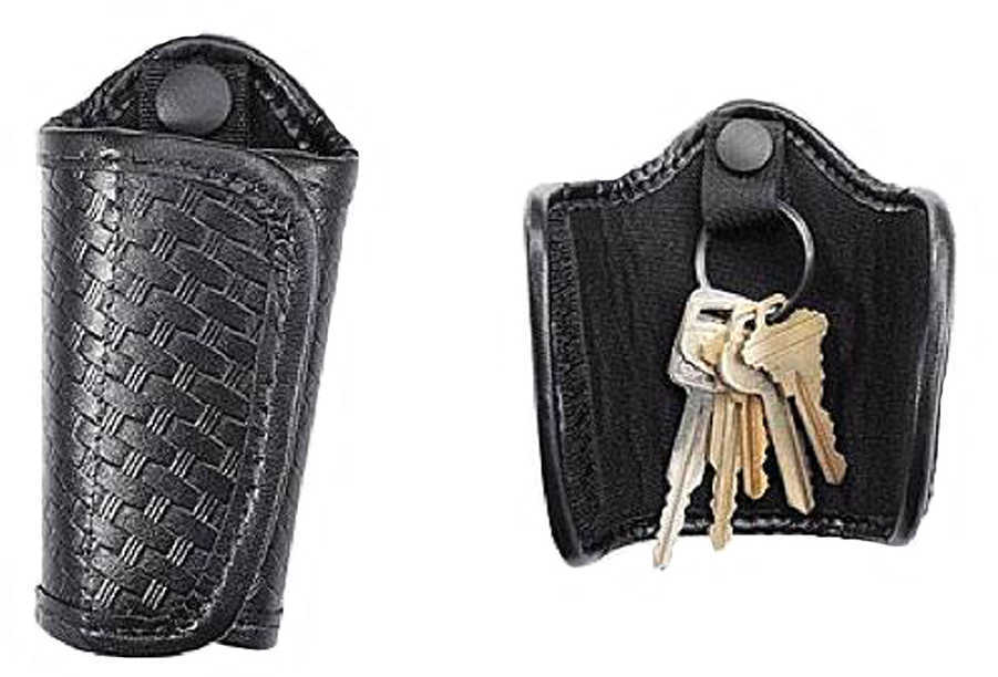 Uncle Mikes Cordura Silent Key Ring Holder Black 88581