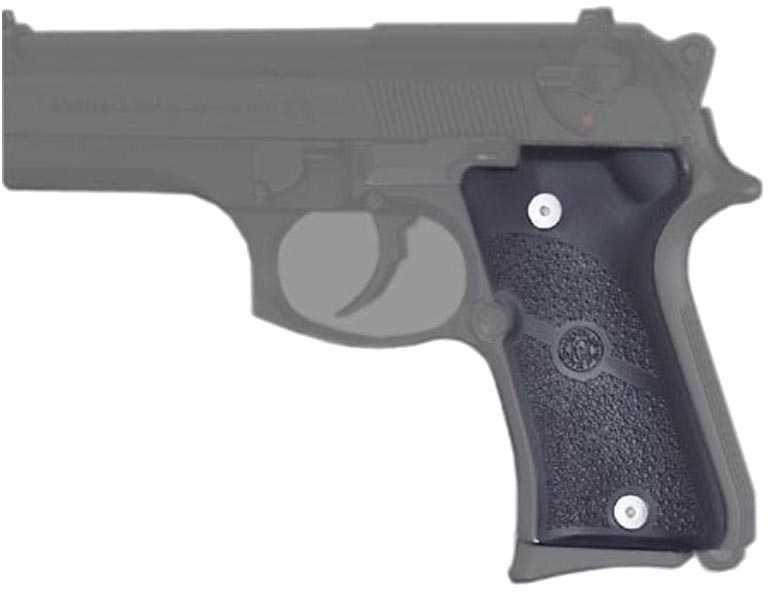 Hogue Rubber Grip for Beretta 92FS Compact Panel Style 93010