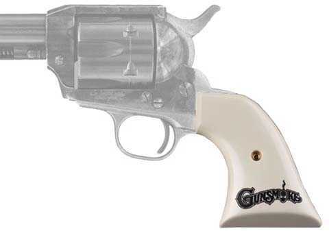 Hogue Colt SA Scrimshaw Ivory Polymer Gunsmoke 50034