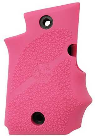 Hogue Sig P938 Rubber Grip Ambidextrous, w/Finger Grooves Pink 98087