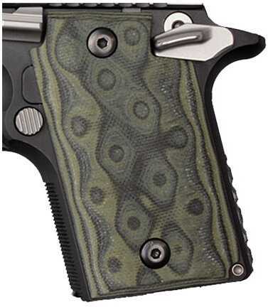 Hogue Sig P938 Ambidextrous Extreme Series Grip Ambidextrous, G10 G-Mascus Green 98148