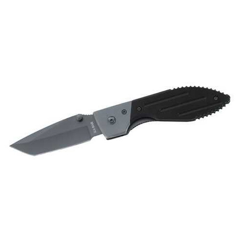 Ka-Bar Warthog Folder Tant Black Clip Straight Edge Md: 4-3074CP-9