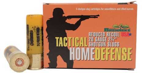 Brenneke Tactical Home Defense Slug 20 Gauge 2.75" .75 oz (Per 5) SL-202THD-2002925