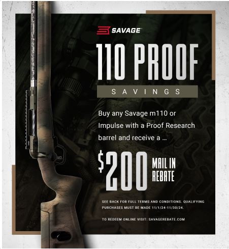 Image for news headline - Savage – 110 Proof Savings