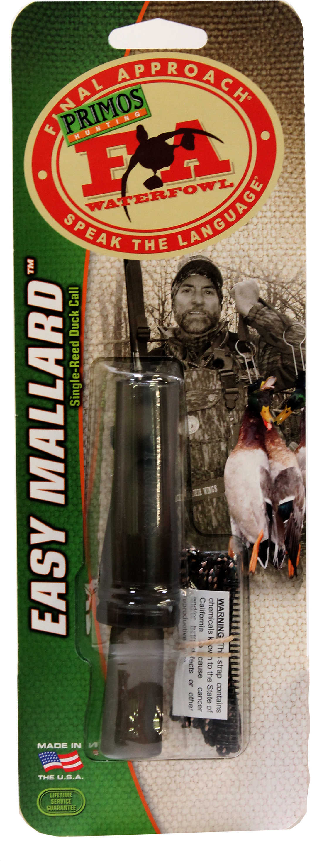 Primos Duck Call Easy Mallard Single Reed 805