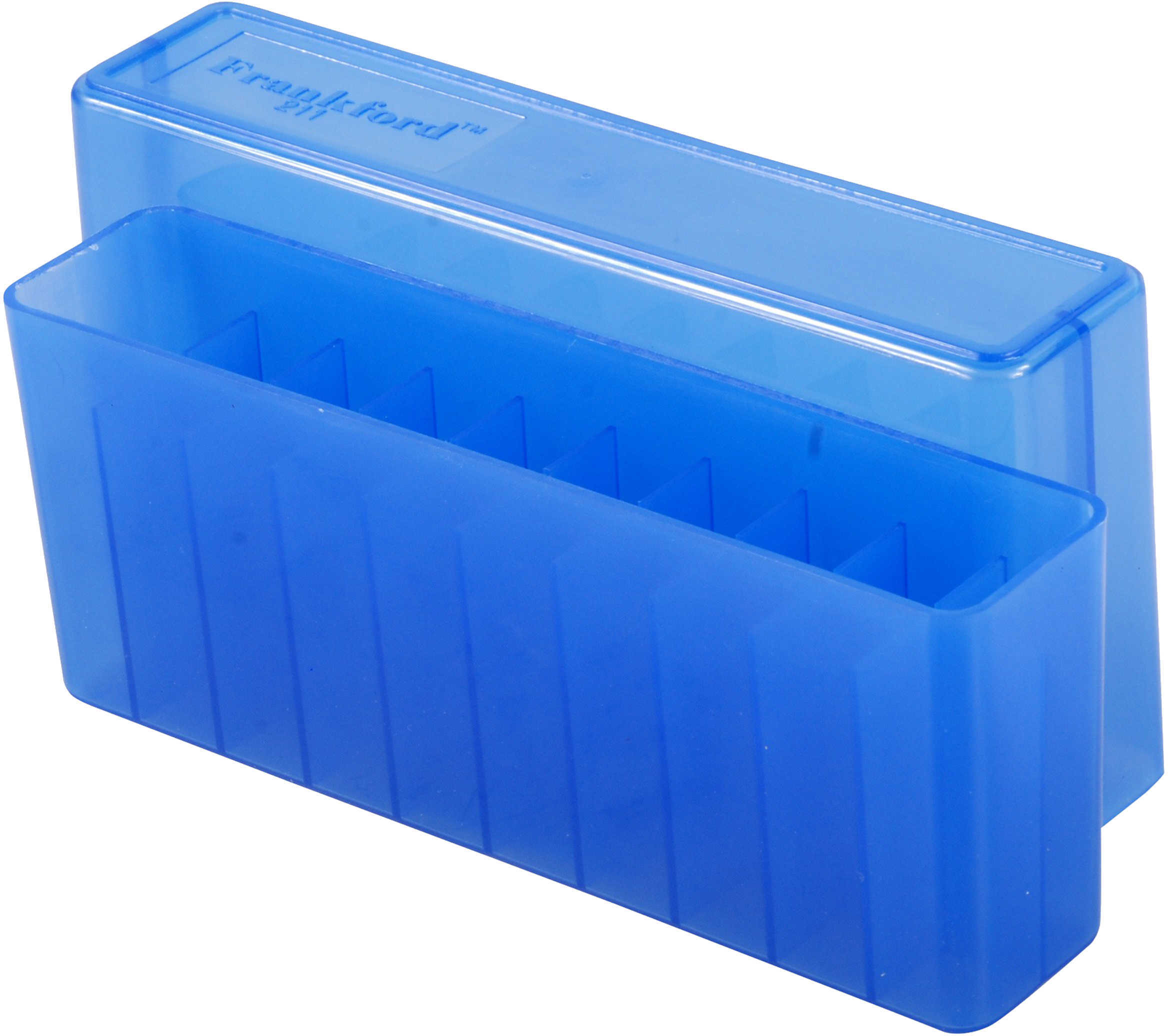 Frankford Arsenal Belted Mag 20 Count Ammunition Box, Blue 877991