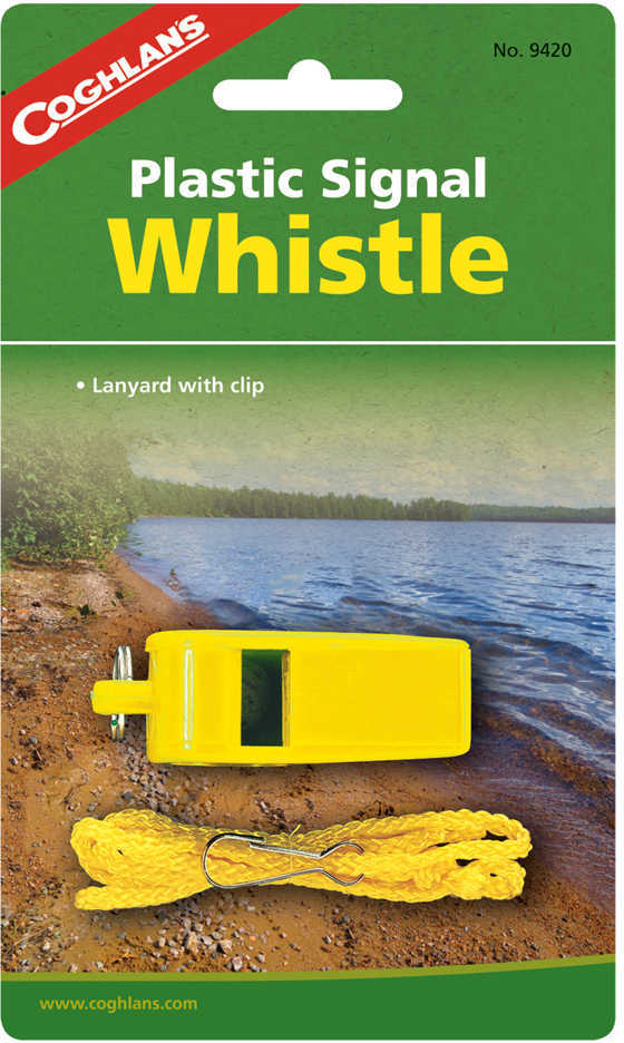 Coghlans Signal Whistle - Yellow Plastic 9420