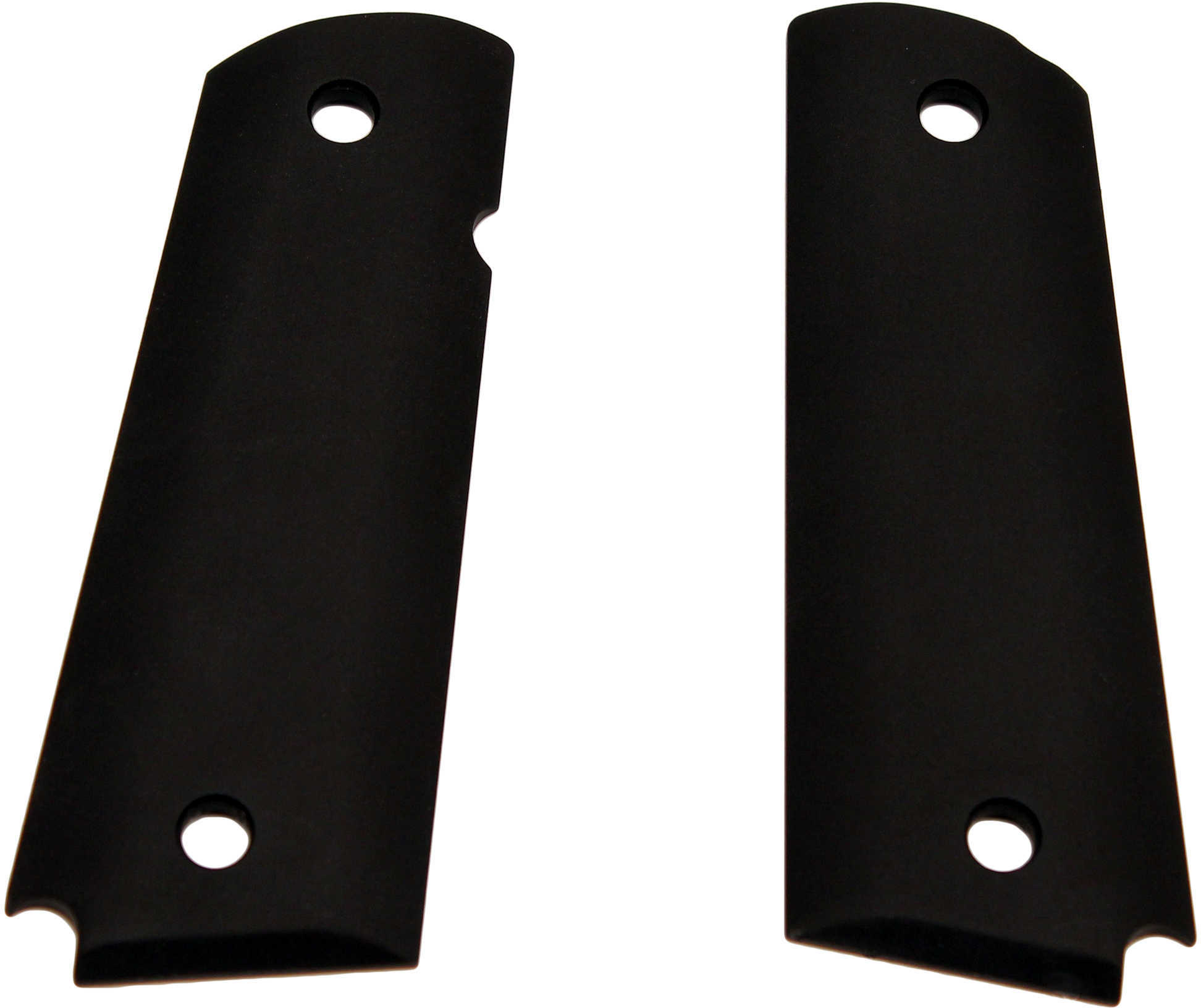 Hogue 1911 Government/Commander 3/16" Thin Grips Aluminum Matte Black Anodized 01460