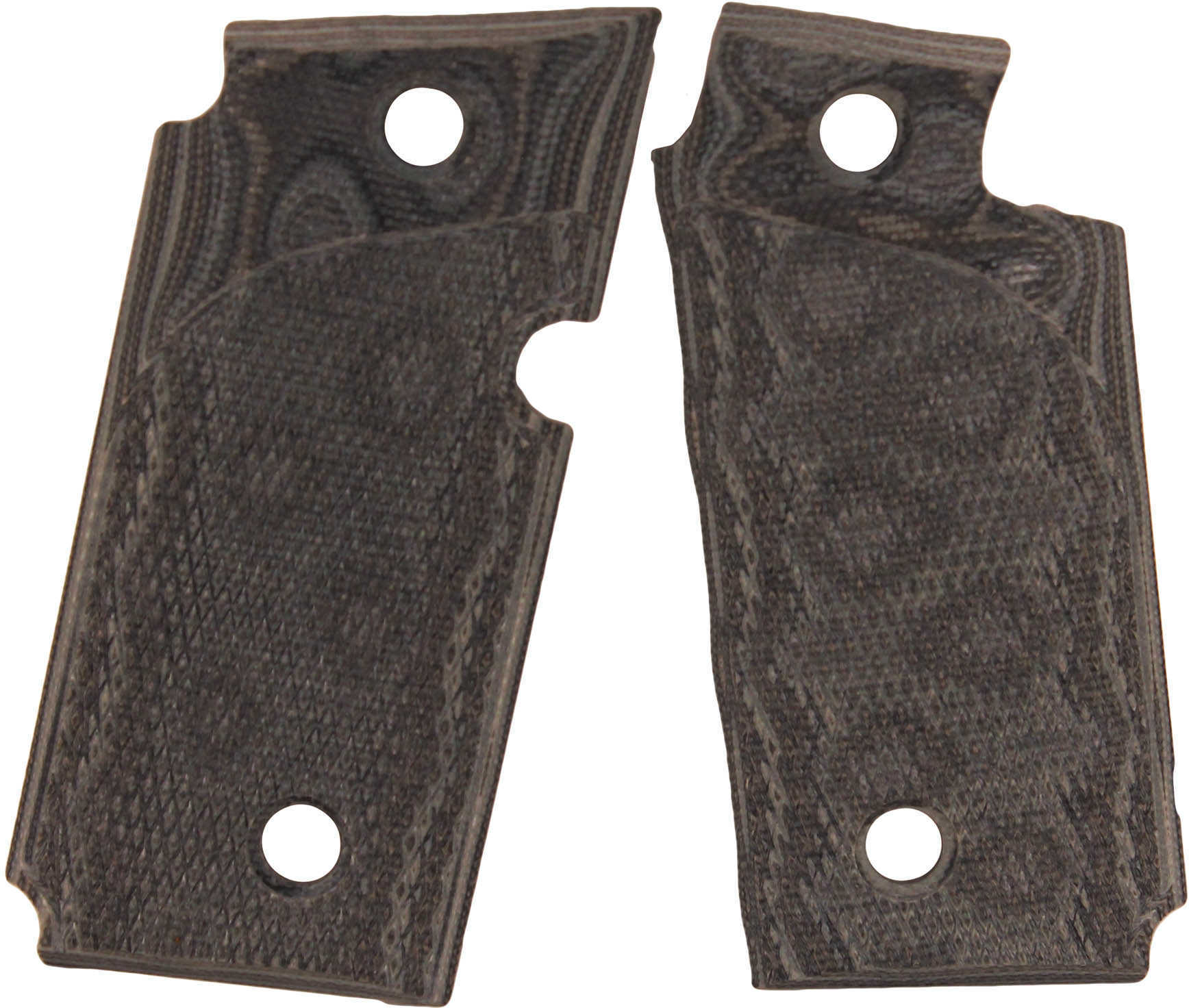 Hogue Sig P238 Grips Checkered G-10 G-Mascus Black/Grey 38177-BLKGRY