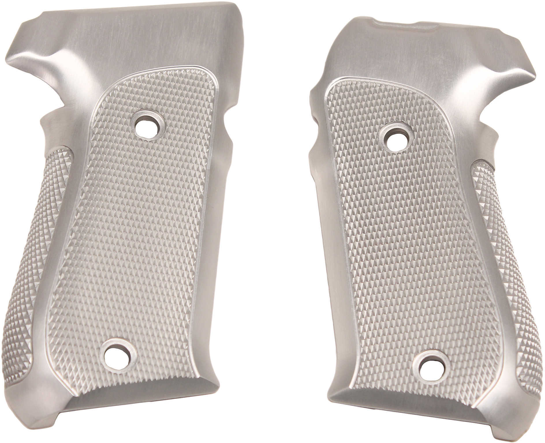 Hogue Sig P220 American Grips Checkered Aluminum Brushed Gloss Clear Anodized 20175