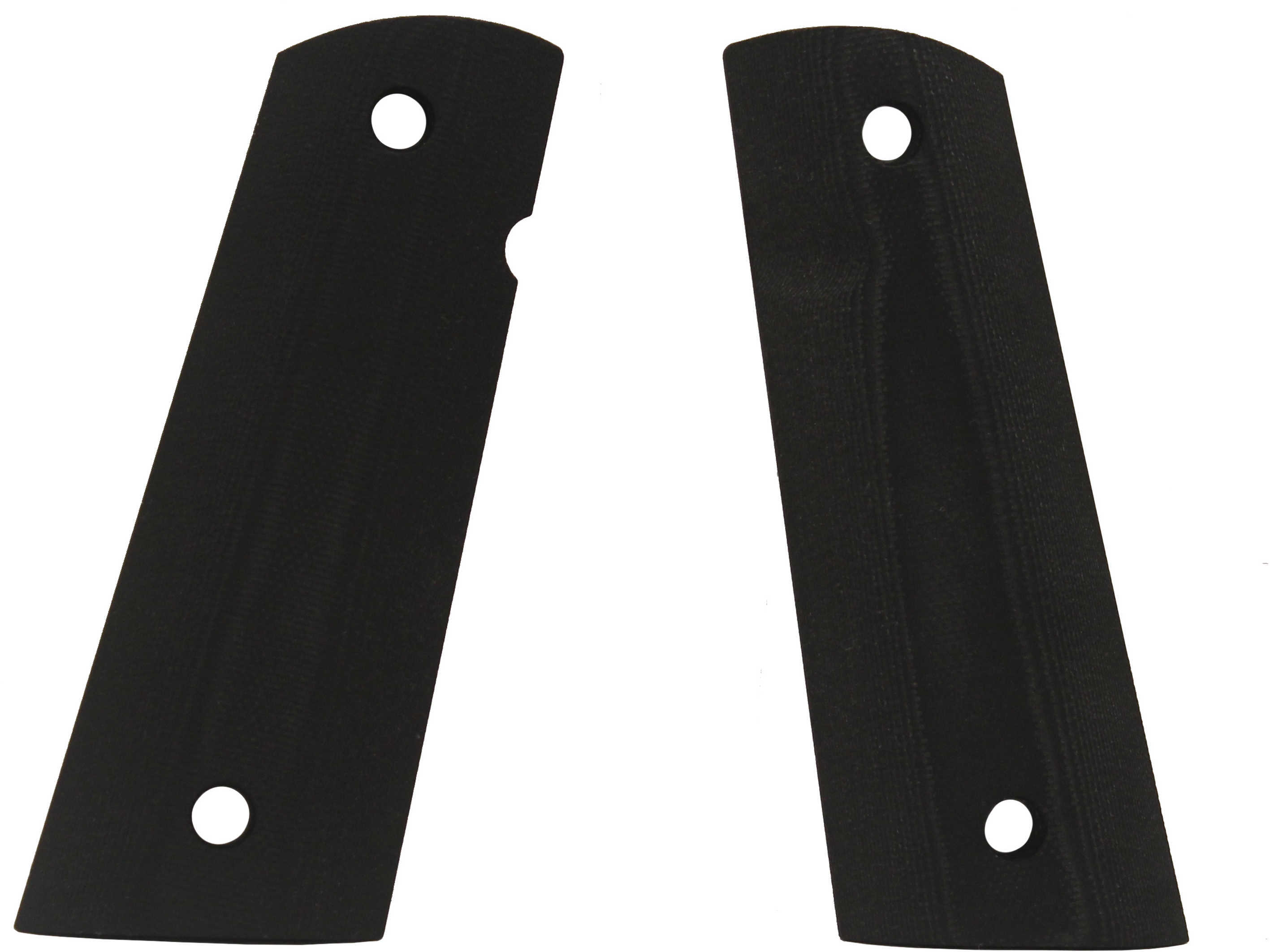 Hogue Colt & 1911 Government S&A Mag Well Grips G-10 Solid Black 45149