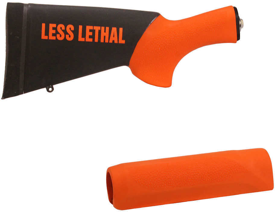 Hogue Remington 870 Less Lethal Overmolded Stock w/Forend 12" Length of Pull Orange 08752
