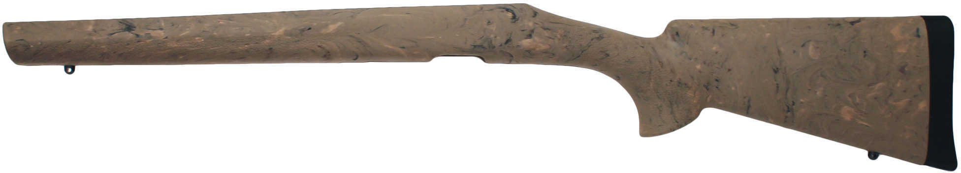 Hogue Remington 700 BDL Long Action Overmolded Stock Heavy Barrel, Detachable Magazine, Full Bed Black Ghillie Tan 70933