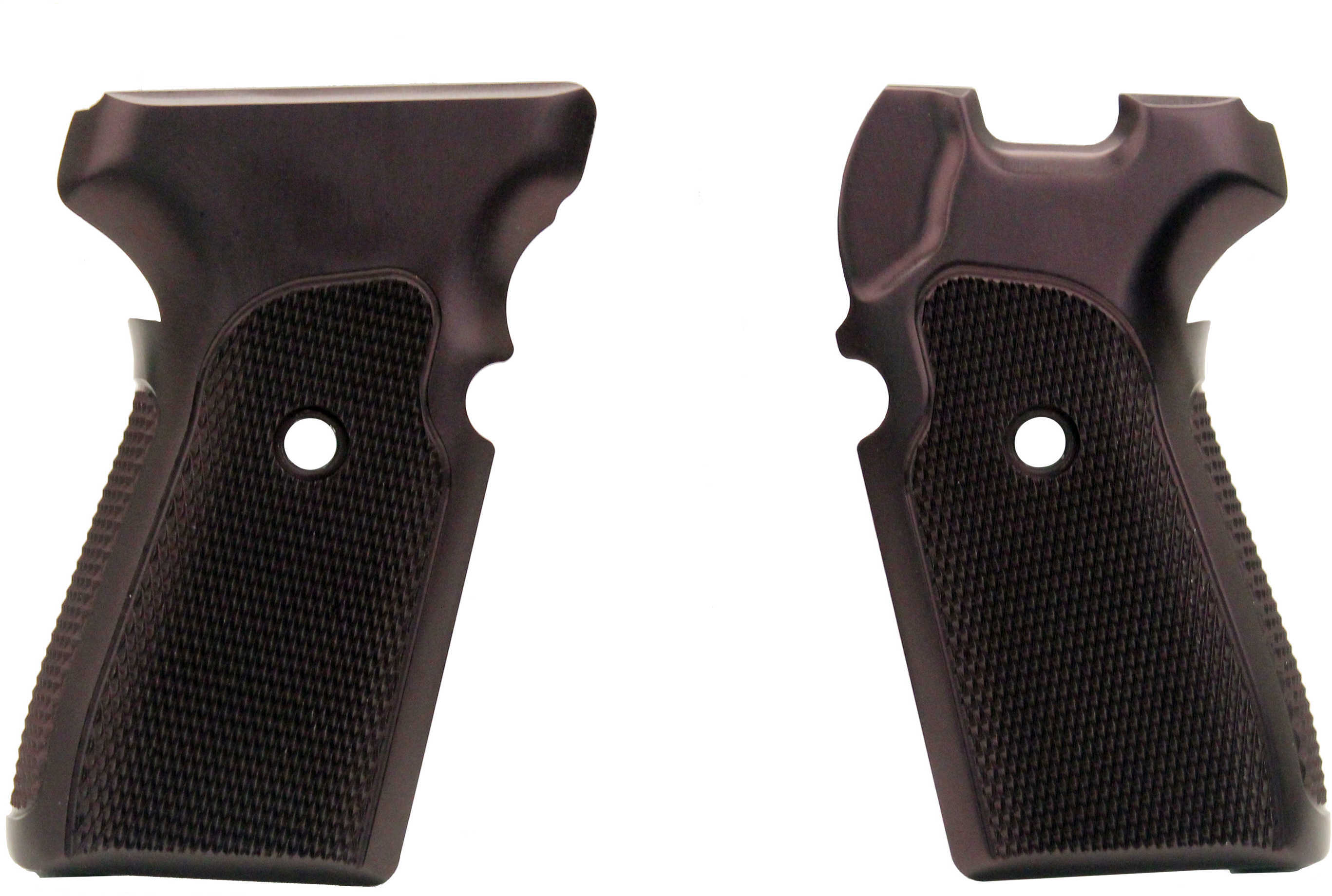 Hogue Sig P239 Grips Checkered Aluminum Brushed Gloss Black Anodized 31176