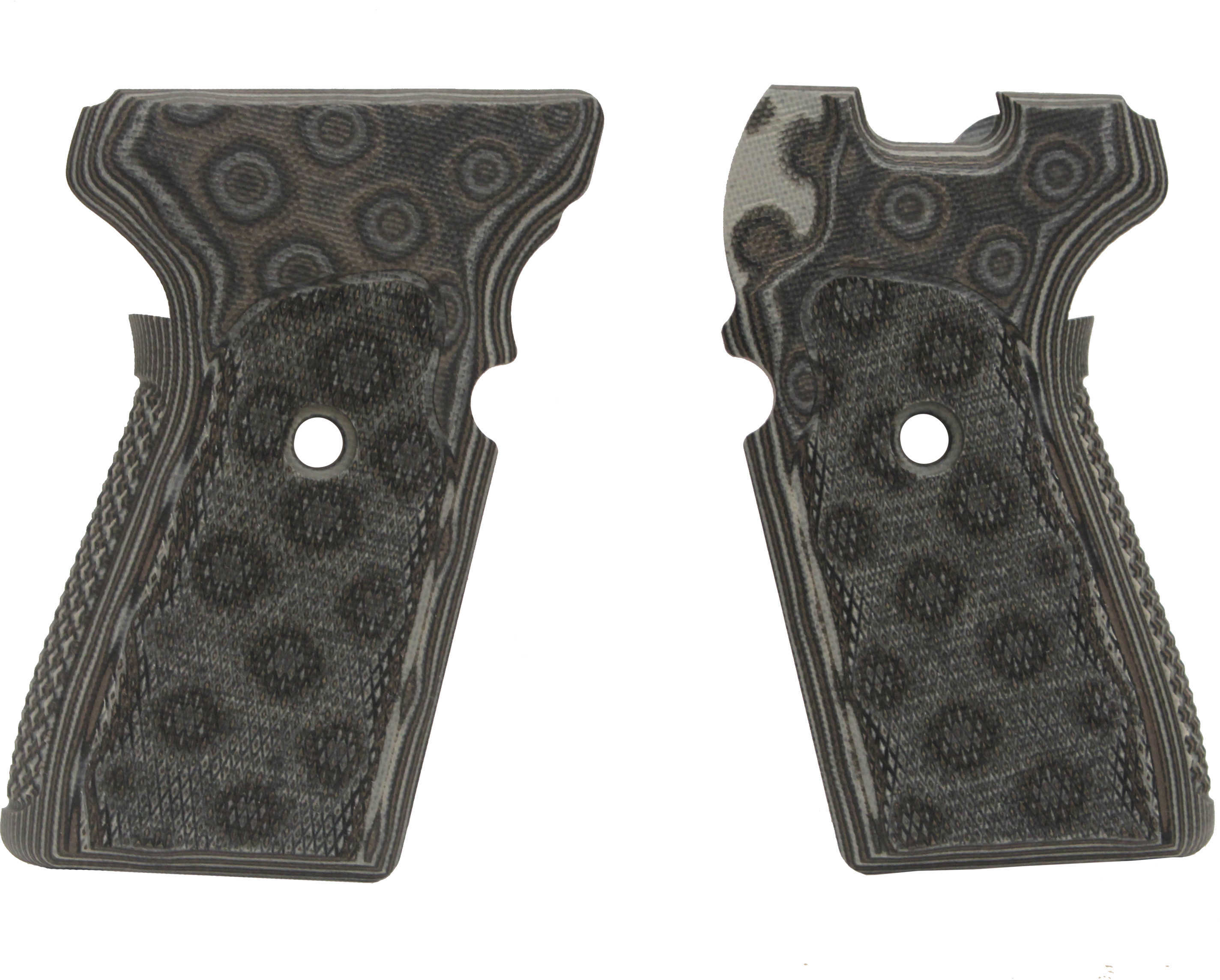 Hogue Sig P239 Grips Checkered G-10 G-Mascus Black/Grey 31177-BLKGRY